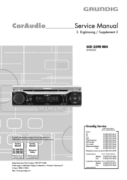 Grundig SCD 5390 RDS