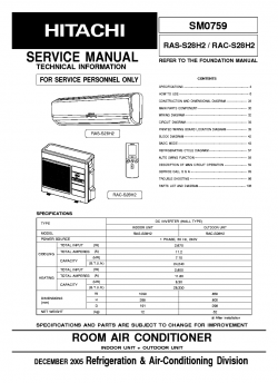 Hitachi RAS-S28H2